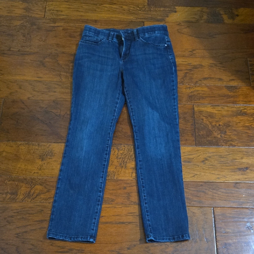Lee Dark Blue Straight Leg Women's Jeans